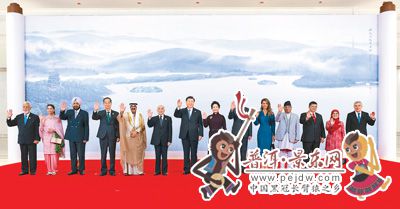习近平和彭丽媛为出席杭州第19届亚洲运动会开幕式的国际贵宾举行欢迎宴会